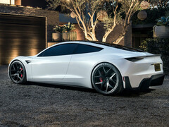 Il nuovo concept Tesla Roadster. (Fonte: Tesla)