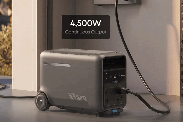 L'unità eroga 4,500W di potenza continua con picchi fino a 8,000W
