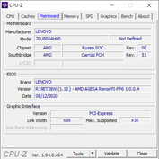 CPU-Z - Scheda madre