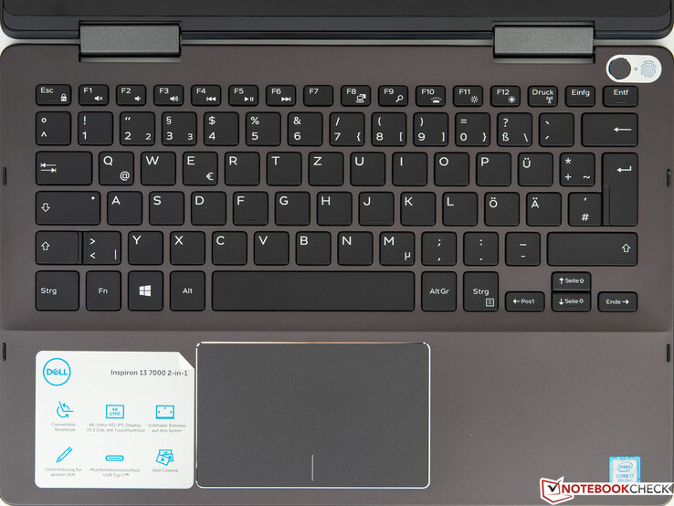 Uno sguardo alla tastiera, trackpad e lettore di impronte digitali