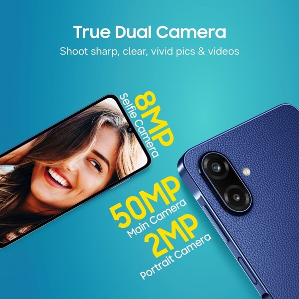 Il Samsung Galaxy F70e ha una doppia fotocamera posteriore.