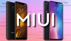 I bug nella MIUI 12 hanno colpito soprattutto il POCO F1 (L) e lo Xiaomi Mi 9 (R). (Fonte immagine: Xiaomi - modificato)