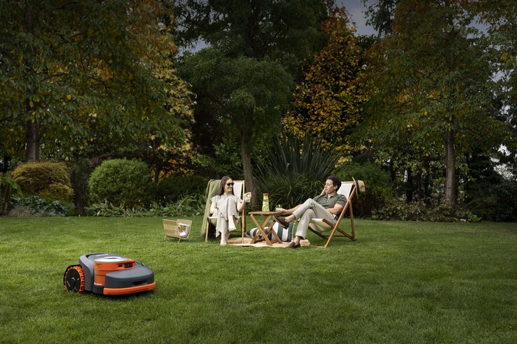Il robot tagliaerba Navimow H2 di Segway