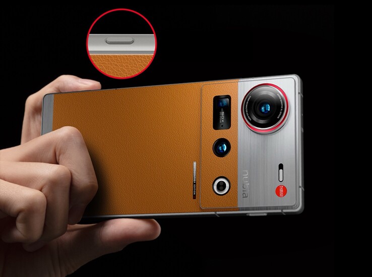 Il Nubia Z70S Ultra è già dotato di una tripla fotocamera e di un pulsante di scatto dedicato. (Fonte: Nubia)