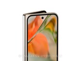 Il Pixel 9 Pro pieghevole. (Fonte: OnLeaks x 91Mobiles)