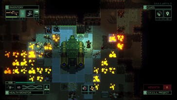 Nella foto: uno screenshot del gameplay di Quasimorph.