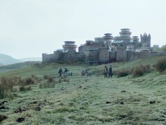 Un'immagine che mostra Grande Inverno, la capitale del Nord in Game of Thrones. (Fonte: Games of Thrones)