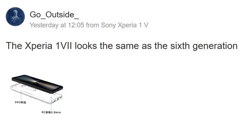Post sul Sony Xperia 1 VII. (Fonte immagine: Weibo/machine translated)