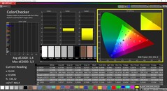 CalMAN ColorChecker calibrato