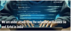 La popolare pubblicazione tecnologica GSMArena subisce un massiccio attacco DDoS, presumibilmente proveniente da IP indiani. (Fonte: GSMArena)