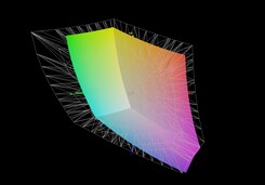 Asus TUF Dash F15 vs AdobeRGB (68%)