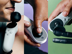 L'Xbox Adaptive Joystick supporta cappucci alternativi per joystick creati attraverso l'Xbox Design Lab. (Fonte: Microsoft)