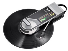 Lettore di dischi portatile Audio-Technica x Wind and Sea Sound Burger. (Fonte: Audio-Technica)