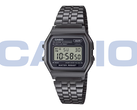 Il Casio Vintage A158WETB-1A (nella foto) ha una cassa cromata nera. (Fonte: Casio)