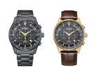 I Citizen AN8197-52E e AN8193-02H su uno sfondo bianco.