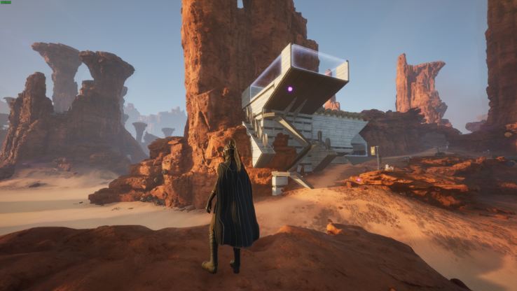 Potrà costruire delle strutture molto futuristiche, a patto che non lo faccia sulla 'sabbia aperta' (Fonte: screenshot di gioco)
