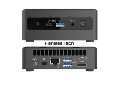 Intel NUC 11 in dettaglio (Source: FanlessTech)