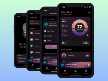 L'app Ozlo mostra i rapporti sul sonno e permette di regolare le routine (Fonte: Ozlo)