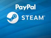 Vengono mostrati i loghi di PayPal e Steam (Fonte immagine: PayPal, Steam con modifiche)