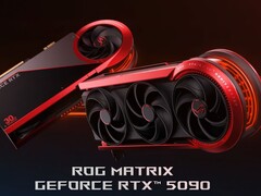 Immagine che mostra la ROG Matrix RTX 5090. (Fonte immagine: ASUS)
