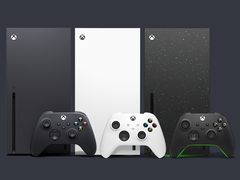 La console Xbox Series X di Microsoft è raffigurata in più colori (fonte: Xbox)