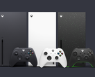 La console Xbox Series X di Microsoft è raffigurata in più colori (fonte: Xbox)