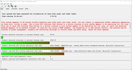 Latenza massima dopo 10 secondi di Prime95