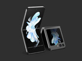 Galaxy Z Flip5 avrà un display di copertura più utilizzabile rispetto ai precedenti modelli Galaxy Z Flip. (Fonte: @OnLeaks &amp; MediaPeanut)