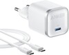 Il caricatore Anker Nano (45W) in bianco. (Fonte: Anker)