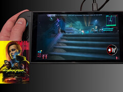 Cyberpunk 2077 Switch 2 prestazioni a mano (Fonte: Deck Wizard YouTube)