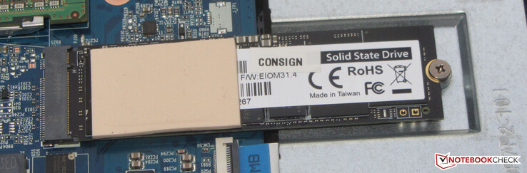 Un'unità SSD PCIe-4 funge da unità di sistema.