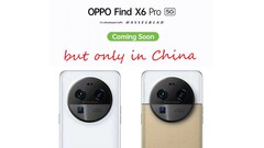Secondo un leaker, Oppo non starebbe pianificando un lancio globale per l&#039;interessante flagship camera phone Oppo Find X6 Pro.