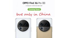 Secondo un leaker, Oppo non starebbe pianificando un lancio globale per l'interessante flagship camera phone Oppo Find X6 Pro.