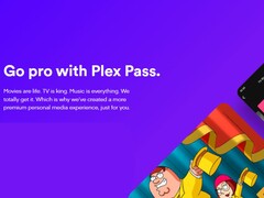 Opere d'arte promozionali utilizzate per commercializzare Plex Pass in loco