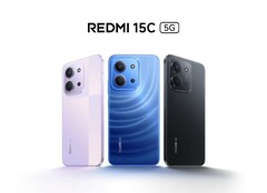 Il Redmi 15C 5G è disponibile nelle varianti di colore blu notte, viola crepuscolo e nero notte (Fonte: Redmi)