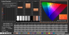 CalMAN: ColorChecker (calibrato)