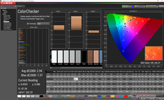 ColorChecker prima della calibrazione