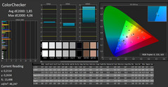 CalMAN - precisione del colore (calibrato)