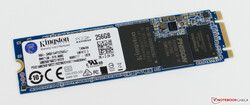 L'SSD Kingston RBUSNS8154P3256GJ1 da 256 GB SSD presente nel nostro dispositivo di test.