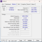 CPU-Z Memoria