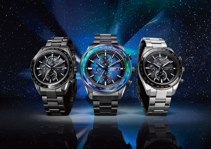 Da sinistra a destra: gli orologi Citizen Attesa AT8294-59E, AT8314-53L e AT8295-56E. (Fonte: Citizen)
