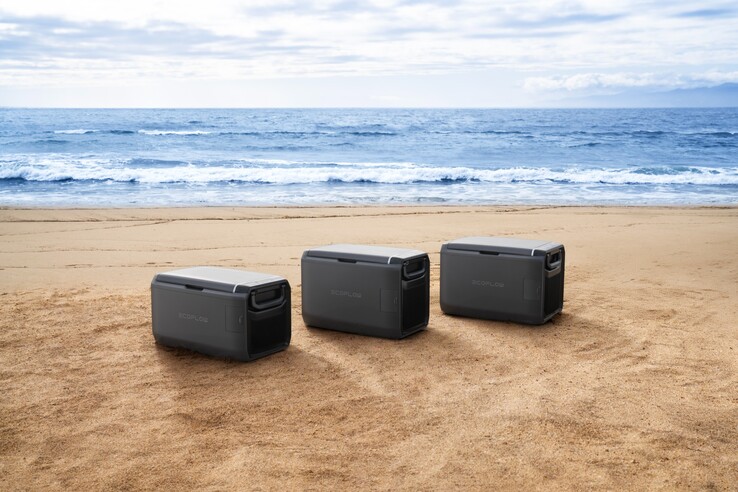 EcoFlow Glacier Classic è disponibile in tre dimensioni, tutte con la stessa capacità della batteria. (Fonte: EcoFlow)