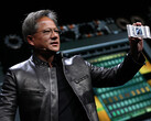 Il CEO di NVIDIA durante lo scorso keynote (Image source: NVIDIA)