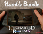 Il bundle Uncharted Realms rimarrà attivo fino al 23 agosto 2025. Nella foto: Steam Deck che gestisce Fort Solis. (Fonte: Notebookcheck, Steam e Humble Bundle - modifica)