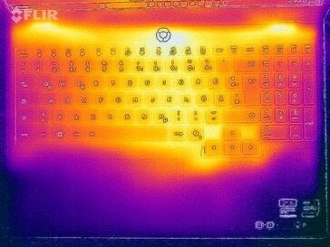 Test di sollecitazione delle temperature di superficie (lato inferiore)