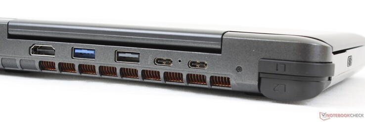 Lato Posteriore: HDMI 2.0b, 2x USB-A 3.2 Gen. 1, 2x USB-C 3.2 Gen. 2