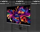 MSI MPG 321URX è un monitor gaming 4K QD-OLED da 32 pollici con una frequenza di aggiornamento di 240 Hz. (Fonte immagine: MSI, Monitors Unboxed su YouTube, modificato)