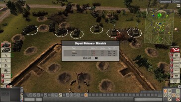 Nella foto: Una schermata di gameplay di Men of War: Assault Squad.