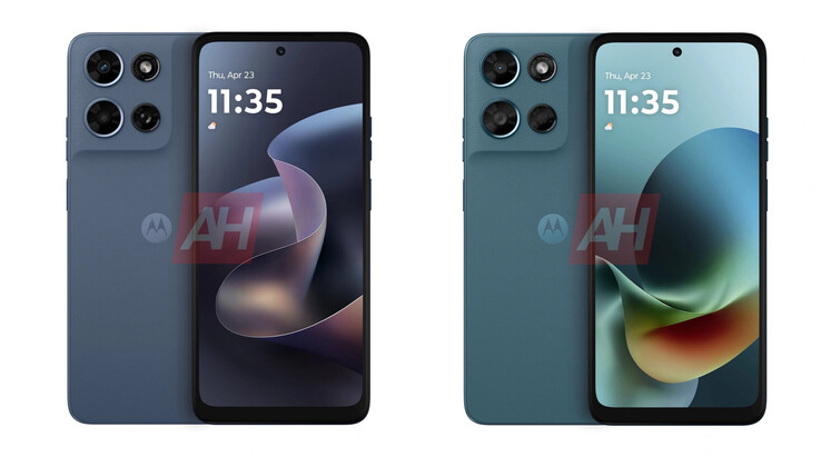 Il Moto G 2026 e il Moto G Play 2026 da sinistra a destra. (Fonte immagine: via Android Headlines)