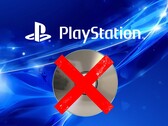 Il logo PlayStation visibile sopra il disco della PS5